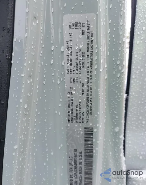 2024 Jeep Wrangler 4Xe z USA, uszkodzony, nr VIN 1C4RJXN64RW194178